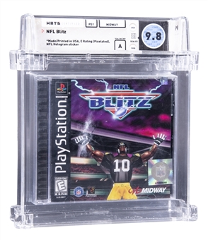 1998 PS1 PlayStation (USA) "NFL Blitz" Sealed Video Game - WATA 9.8/A